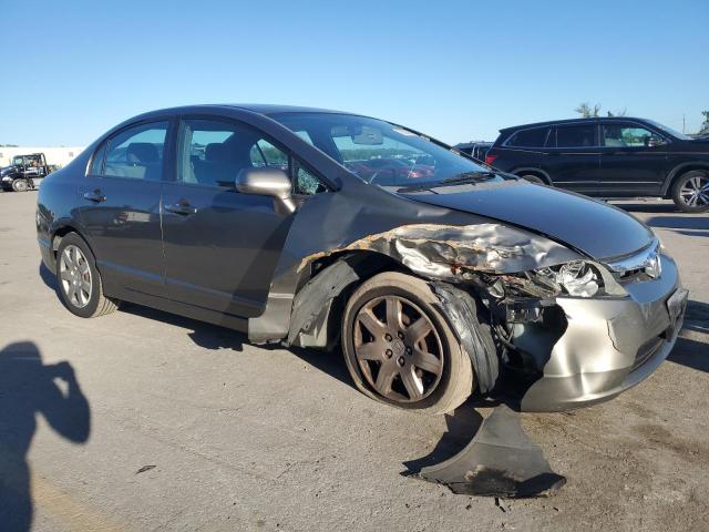 2HGFA16588H306842 - 2008 HONDA CIVIC LX GRAY photo 4