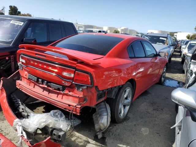 2C3CDXCT0EH338280 - 2014 DODGE CHARGER R/T RED photo 3