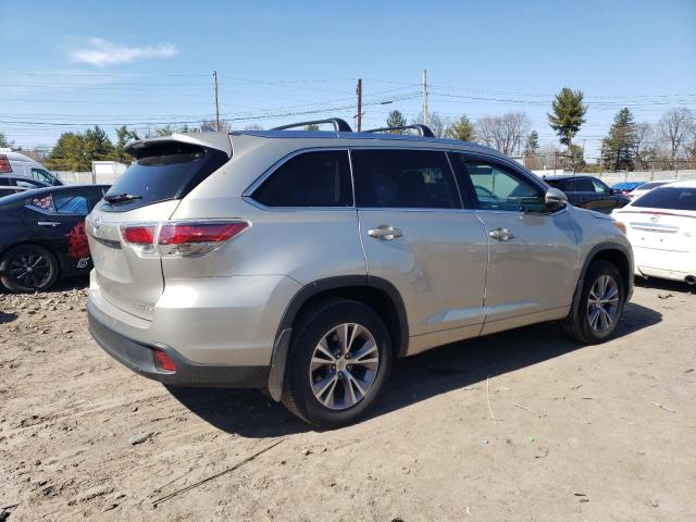5TDJKRFH1FS133128 - 2015 TOYOTA HIGHLANDER XLE 银色 照片 3
