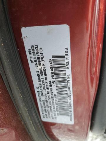 4S3BH675537613197 - 2003 SUBARU LEGACY OUTBACK AWP 勃艮第红 照片 12