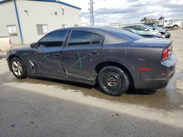 2C3CDXBG6DH637811 - 2013 DODGE CHARGER SE GRAY photo 2