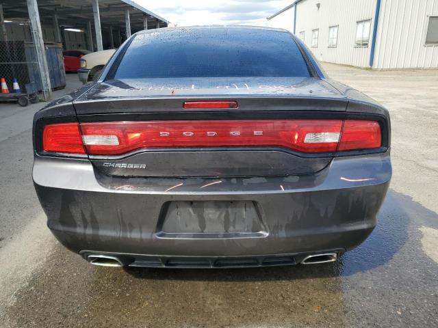 2C3CDXBG6DH637811 - 2013 DODGE CHARGER SE GRAY photo 6