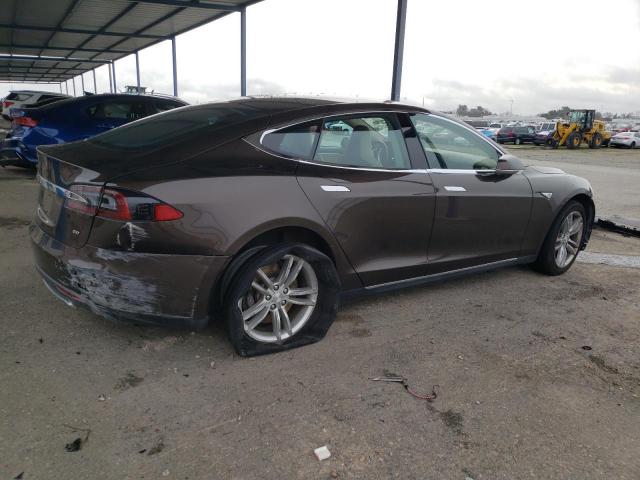 5YJSA1S13EFP29409 - 2014 TESLA MODEL S TAN photo 3