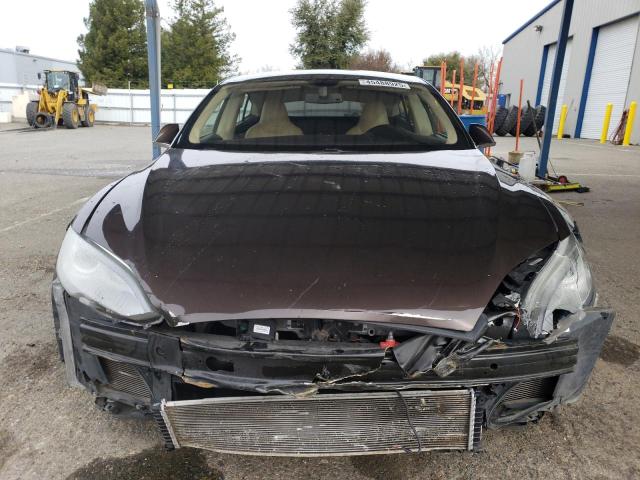 5YJSA1S13EFP29409 - 2014 TESLA MODEL S TAN photo 5