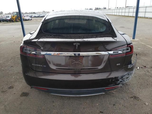 5YJSA1S13EFP29409 - 2014 TESLA MODEL S TAN photo 6
