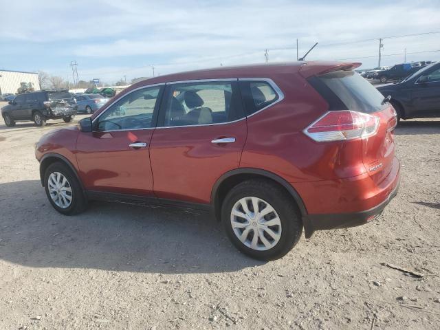 KNMAT2MV4FP522286 - 2015 NISSAN ROGUE S BURGUNDY photo 2