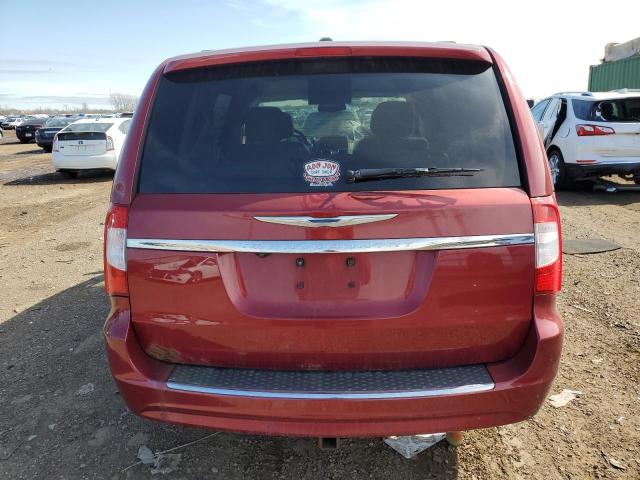 2A4RR8DG9BR703974 - 2011 CHRYSLER TOWN & COU TOURING L RED photo 6