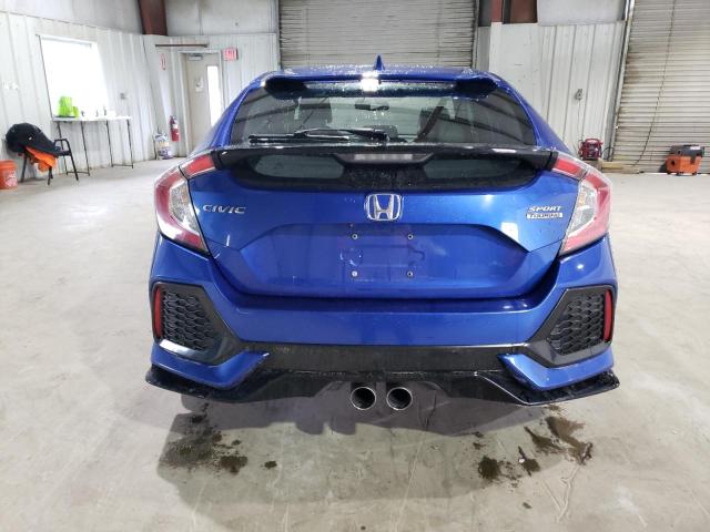 SHHFK7H98HU417913 - 2017 HONDA CIVIC SPORT TOURING BLUE photo 6