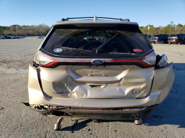 2FMPK3J91HBB25358 - 2017 FORD EDGE SEL GOLD photo 6