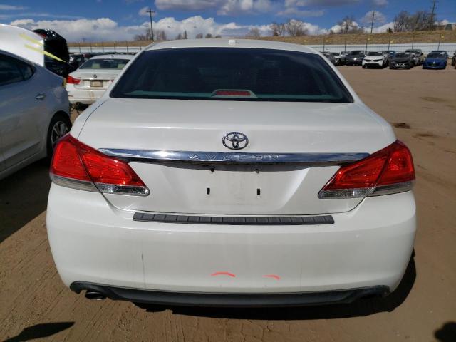 4T1BK3DB1CU464844 - 2012 TOYOTA AVALON BASE WHITE photo 6