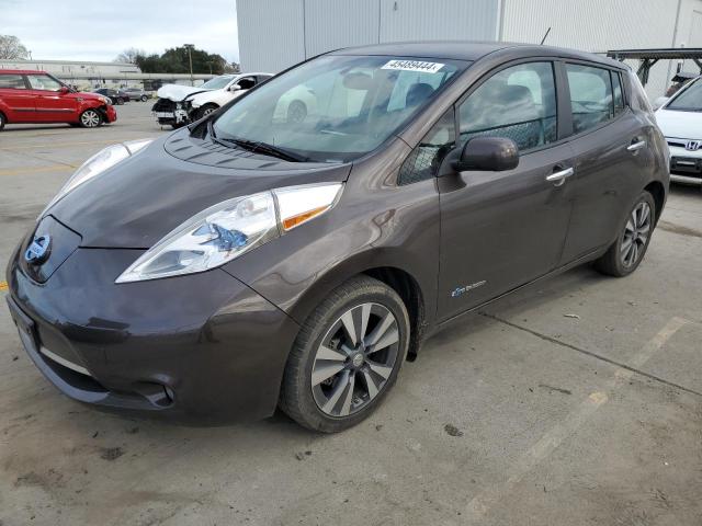 1N4BZ0CP1GC302757 - 2016 NISSAN LEAF SV BROWN photo 1