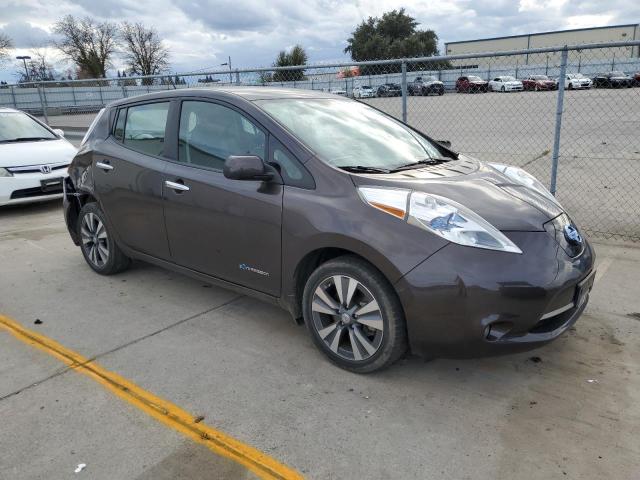 1N4BZ0CP1GC302757 - 2016 NISSAN LEAF SV BROWN photo 4