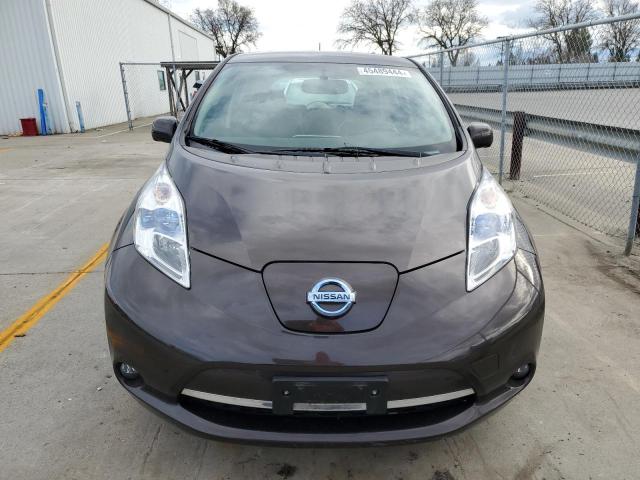 1N4BZ0CP1GC302757 - 2016 NISSAN LEAF SV BROWN photo 5