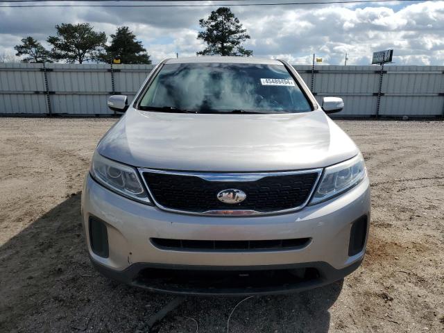 5XYKT3A62EG516902 - 2014 KIA SORENTO LX SILVER photo 5