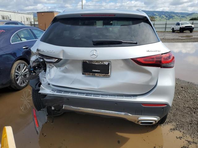 W1N4N4HB4NJ389736 - 2022 MERCEDES-BENZ GLA 250 4MATIC SILVER photo 6