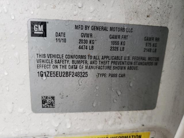 1G1ZE5EU2BF248325 - 2011 CHEVROLET MALIBU LTZ ბეჟი ფოტო 12