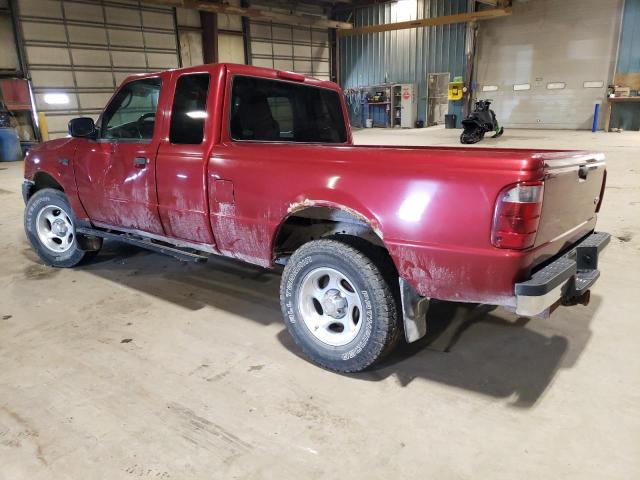 1FTZR45E05PA63672 - 2005 FORD RANGER SUPER CAB BURGUNDY photo 2