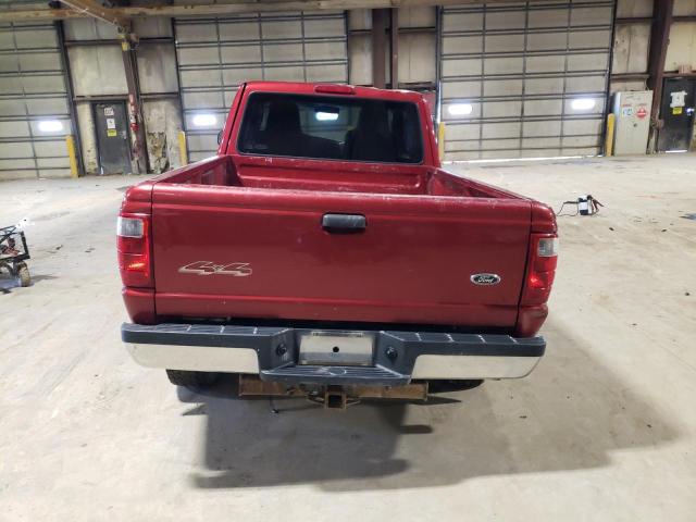 1FTZR45E05PA63672 - 2005 FORD RANGER SUPER CAB BURGUNDY photo 6