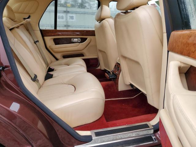 SCBLC31E3YCX04349 - 2000 BENTLEY ARNAGE BURGUNDY photo 10