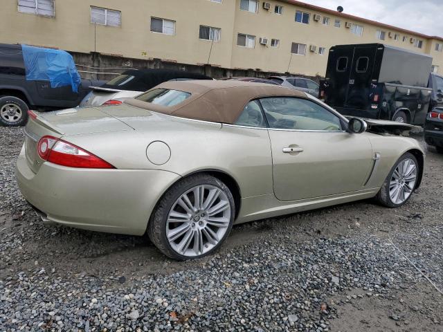 SAJWA44C989B24394 - 2008 JAGUAR XKR BEIGE photo 3