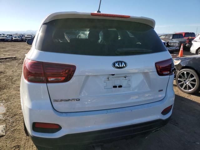 5XYPGDA34KG569988 - 2019 KIA SORENTO L WHITE photo 6