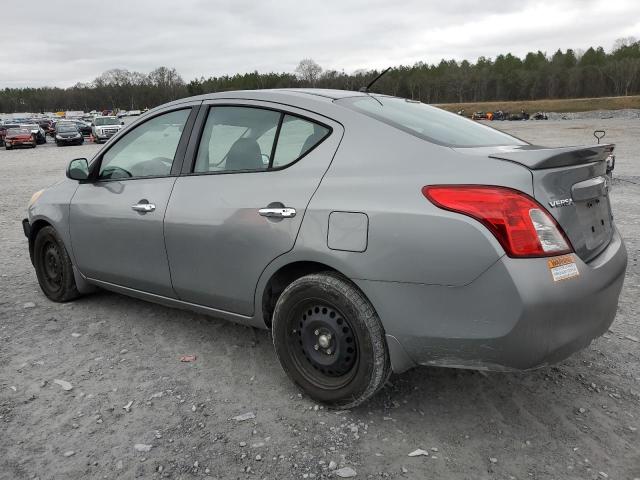 3N1CN7AP8EL817166 - 2014 NISSAN VERSA S GRAY photo 2