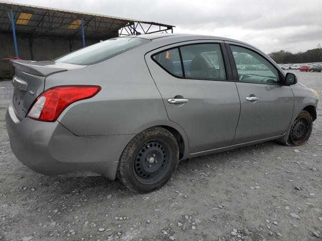 3N1CN7AP8EL817166 - 2014 NISSAN VERSA S GRAY photo 3