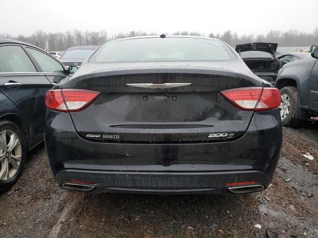 1C3CCCDG1FN618019 - 2015 CHRYSLER 200 S BLACK photo 6