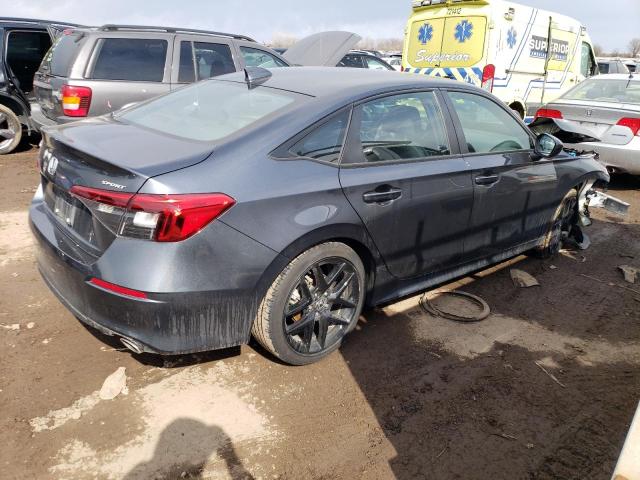 2HGFE2F51NH597156 - 2022 HONDA CIVIC SPORT 灰色 照片 3
