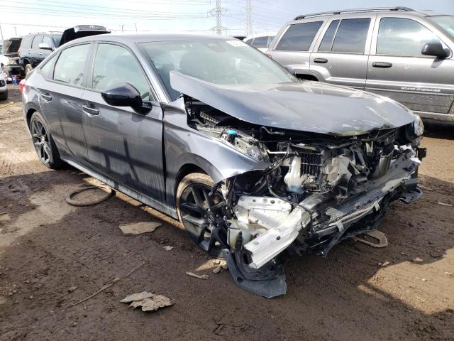 2HGFE2F51NH597156 - 2022 HONDA CIVIC SPORT 灰色 照片 4