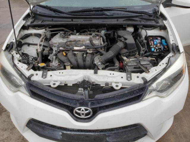 2T1BURHE0GC741282 - 2016 TOYOTA COROLLA L WHITE photo 11