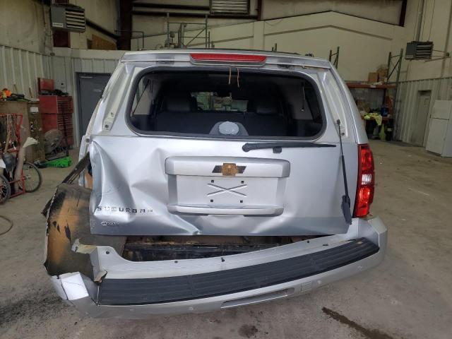 1GNSCJE05DR134445 - 2013 CHEVROLET SUBURBAN C1500 LT SILVER photo 6