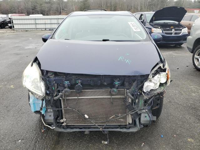 JTDKN3DU6F0473628 - 2015 TOYOTA PRIUS BLUE photo 5