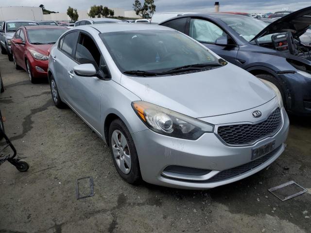 KNAFK4A69E5075673 - 2014 KIA FORTE LX SILVER photo 4