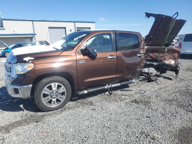 5TFAW5F16EX411904 - 2014 TOYOTA TUNDRA CREWMAX PLATINUM ORANGE photo 1
