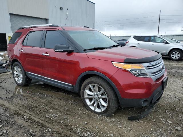 1FM5K8D88FGA65723 - 2015 FORD EXPLORER XLT RED photo 4