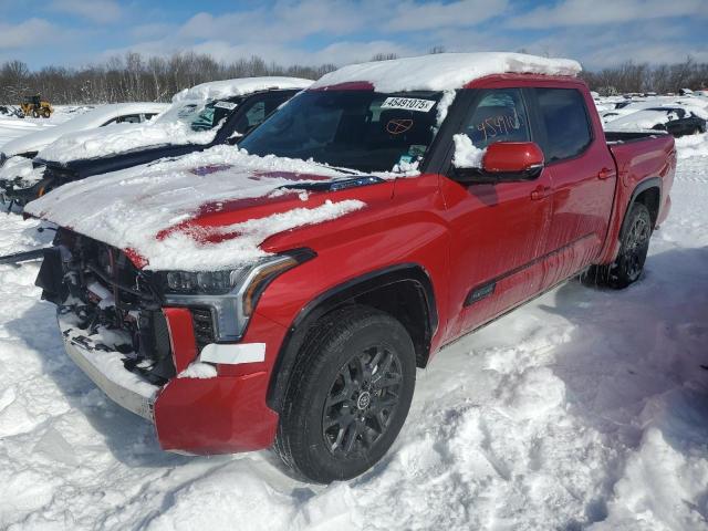 5TFNC5DB5RX057482 - 2024 TOYOTA TUNDRA CREWMAX PLATINUM წითელი ფოტო 1