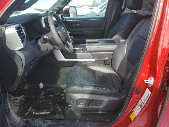 5TFNC5DB5RX057482 - 2024 TOYOTA TUNDRA CREWMAX PLATINUM წითელი ფოტო 7