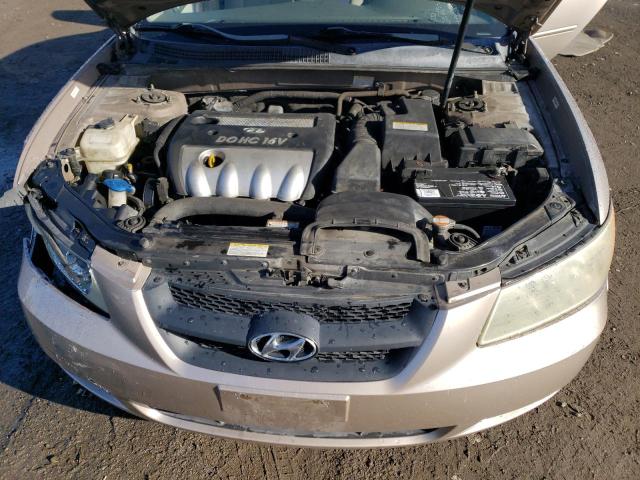 5NPET46C17H291787 - 2007 HYUNDAI SONATA GLS GOLD photo 11