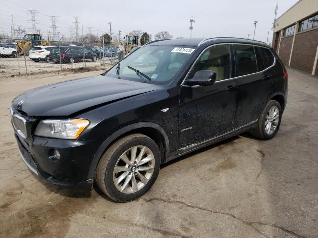 5UXWX9C53D0A23121 - 2013 BMW X3 XDRIVE28I BLACK photo 1