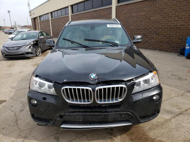 5UXWX9C53D0A23121 - 2013 BMW X3 XDRIVE28I BLACK photo 5