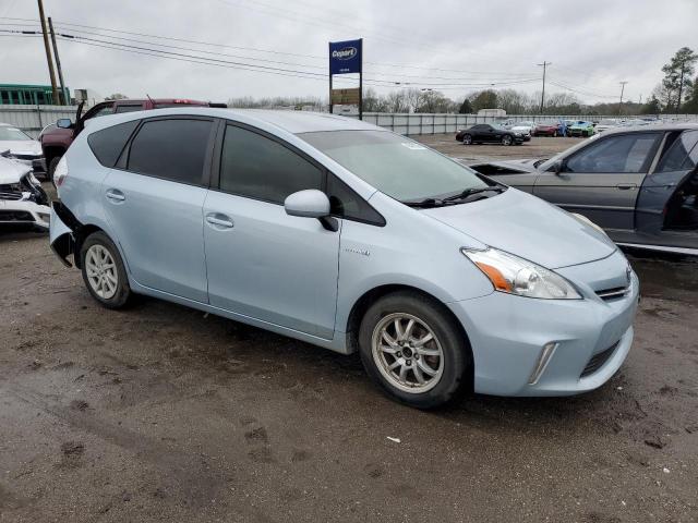 JTDZN3EU7D3280185 - 2013 TOYOTA PRIUS V BLUE photo 4