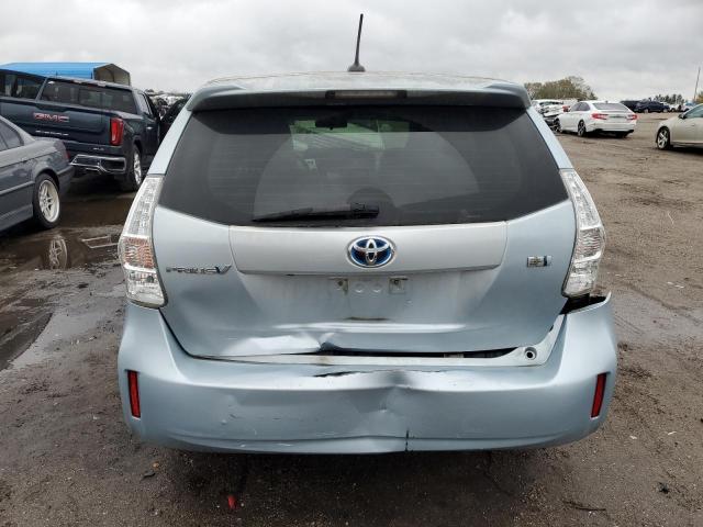 JTDZN3EU7D3280185 - 2013 TOYOTA PRIUS V BLUE photo 6