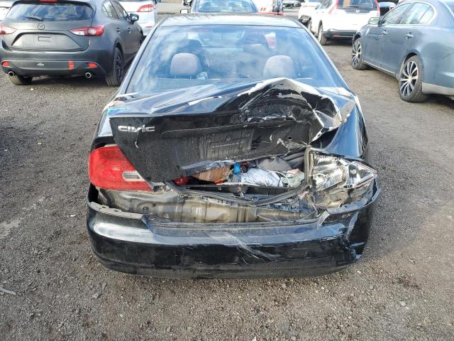 1HGEM22963L076702 - 2003 HONDA CIVIC EX BLACK photo 6