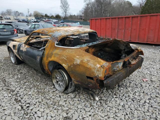 2W87K9L138762 - 1979 PONTIAC FIREBIRD BLACK photo 2