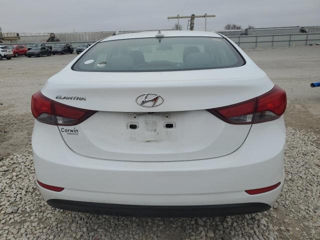 5NPDH4AE5GH768324 - 2016 HYUNDAI ELANTRA SE WHITE photo 6