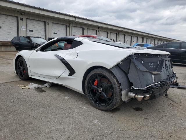 1G1Y82D41L5102475 - 2020 CHEVROLET CORVETTE STINGRAY 3LT WHITE photo 2