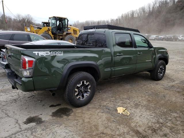 3TMDZ5BN4MM112073 - 2021 TOYOTA TACOMA DOUBLE CAB GREEN photo 3