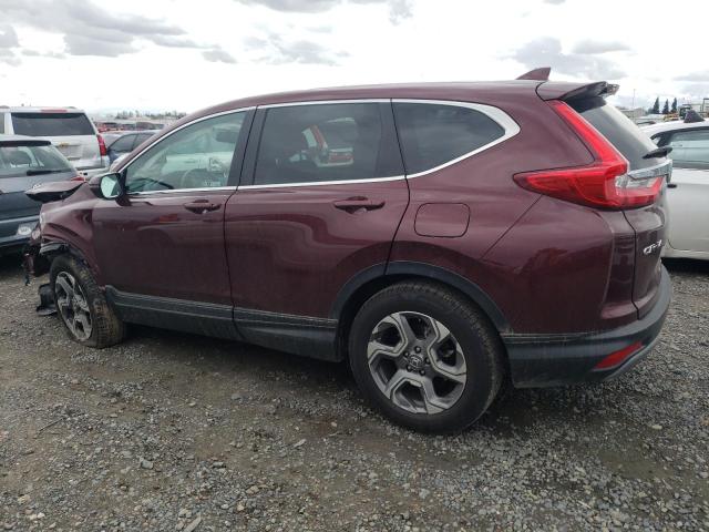 2HKRW2H88JH696297 - 2018 HONDA CR-V EXL BURGUNDY photo 2