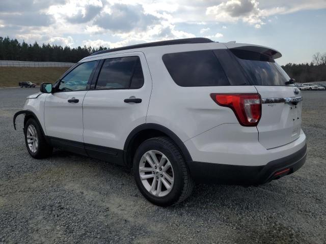 1FM5K7B89GGA93383 - 2016 FORD EXPLORER WHITE photo 2